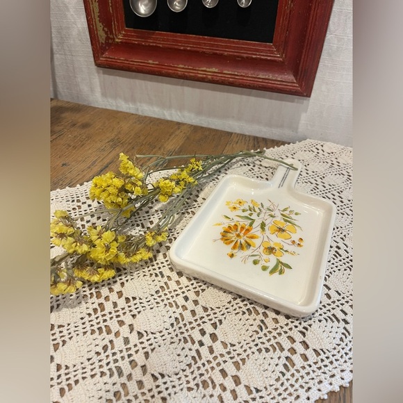 💛 VINTAGE – Hand-painted ceramic spoon rest – - Picture 2 of 11